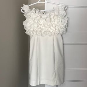 Zara ruffle mini dress - size small